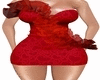 Red Raffle Dress