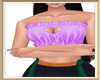 Heart  Crop Top purp