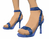 Blue Velvet Heels