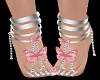 H/Pink Butterfly Feet