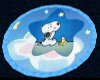 BABY SNOOPY BLUE RUG