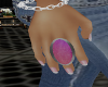 Pink Oval Sparkl Ring DL