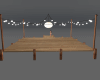 beach deck with lights