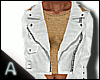 White Leather Layable