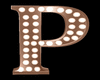 Letter P Bronze Gold