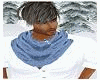 blue scarf winter
