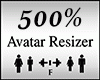 Avatar Scaler 500% F/M