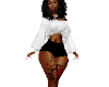 white knit set