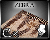 [CX]Zebra rugs Brown