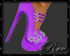 Purple Flowers Shoes