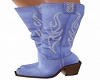 Cowgirl Boots-Blue