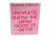 Pink Guest Check