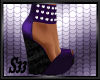 S33 Purple Wedge Shoe