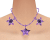 Purple Necklace Stars