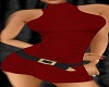 Sexy Red Turtleneck Dres