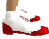 XL LOUIS White Red Shoes