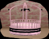 princess round baby crib