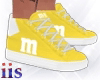 M&M's yellow Kicks F