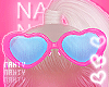 Neon Heart Sunglasses