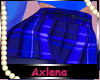 AXLFall BluePlaidiSkirt