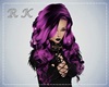 Purple/black curls