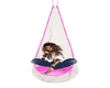 Hanging chair with  pose