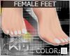 +KM+ Feet White Nails F