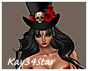 Vampire Hat Black Hair