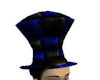 {E} PVC Blue Chex Hat