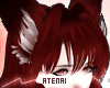 ❄ Red Anime Hair