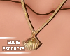 S! Golden Shell Necklace