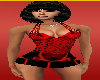  disco black red outfit