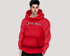 ~! Sweater Red Casual