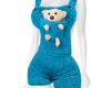 Teddy Bear Onezie Blue