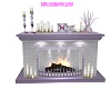 Lavendar Rose Fireplace