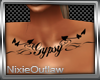 NIX~Gypsy Chest Tattoo
