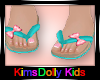 *KD* Kids Ale Flip Flops