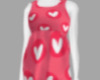 White Heart Kid Romper