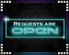 !M! Requests are open
