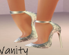 B54 Silver Sparkle Pumps