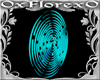 dj light cyan maze circl