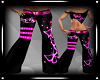 Neon Pink Butterfly Pant