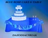 Blue Rose Cake & Table