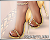 $ Plaited Heels | beige