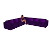 Purple Corner chat couch