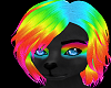 M Furry Rainbow hair 1