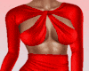 Red bodycon dress