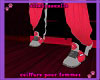 grey kiss & love shoes