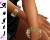 Gold&Amethyst Bracelets