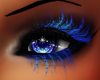 blue/blk lashes [makeup]